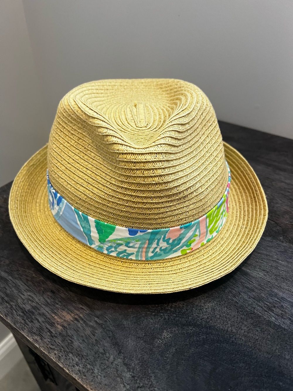 Lilly Pulitzer inspired fedora hat